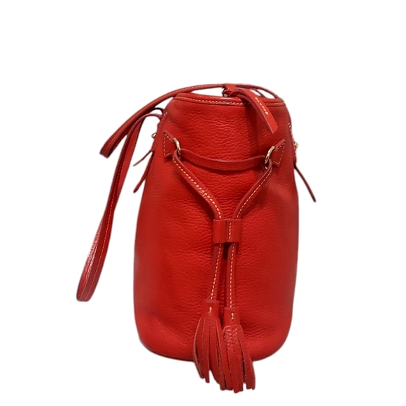 Dooney & Bourke Large Leather Davis Shoulder Tote Bag - Picture 10 of 16